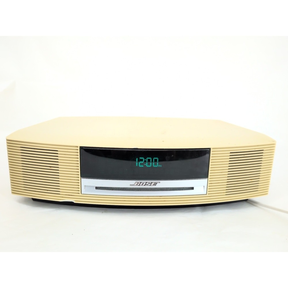 Bose Wave AWRCC2 CD Player Radio Cream No Remote Untested For Parts Or Repair
